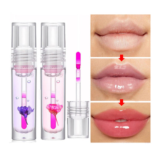 Color Changing Lip Oil - Temperature Reactive Moisturizing Jelly Lip Gloss