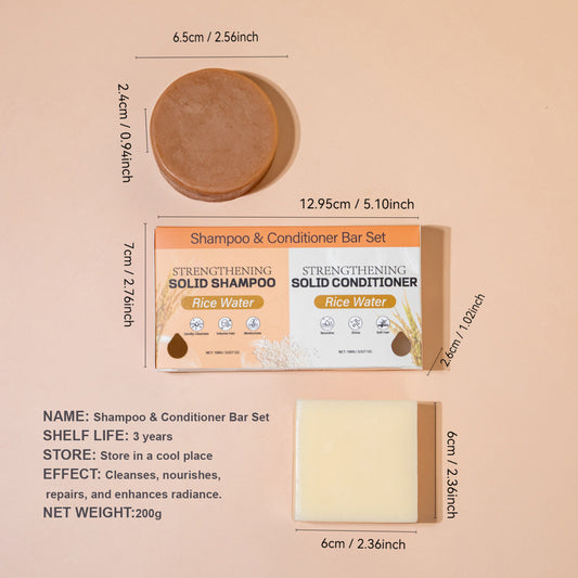 Shampoo Soap Set - Natural Hair Care Cleansing Bar Collection