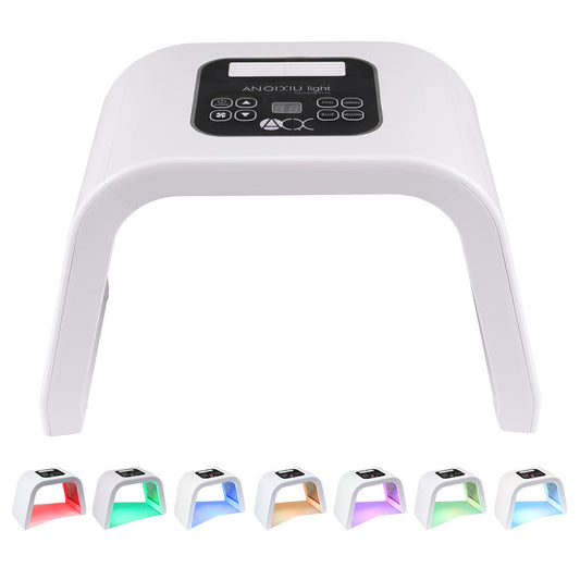 LED Light Therapy Mask - 7 Color Photon Device for Anti-Aging & Acne Treatment