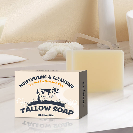Tallow Soap - Natural Moisturizing Traditional Cleansing Bar 120g