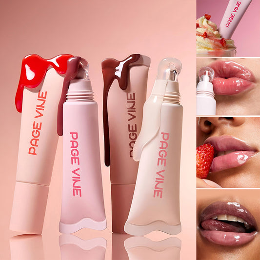 4-Color Brightening Lip Balm - Moisturizing & Exfoliating Long-Lasting Lip Care