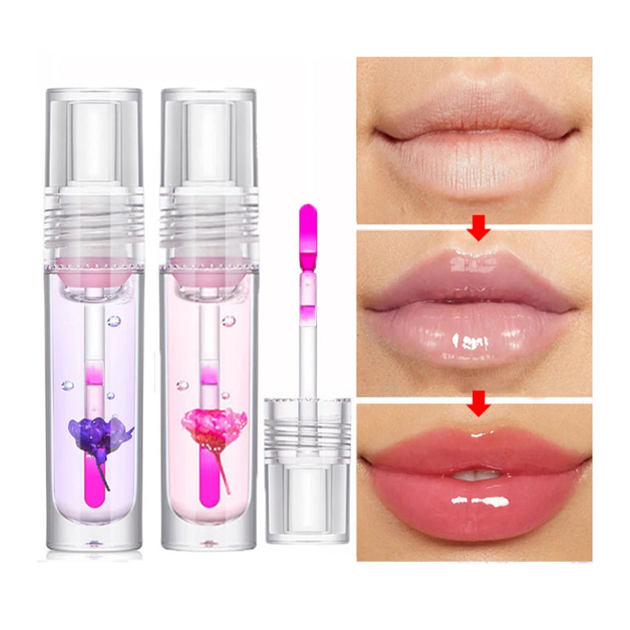 Color Changing Lip Oil - Temperature Reactive Moisturizing Jelly Lip Gloss