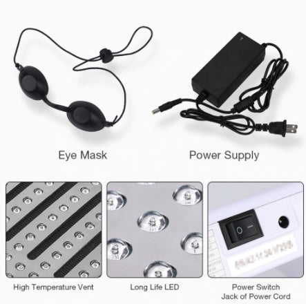 LED Light Therapy Mask - 7 Color Photon Device for Anti-Aging & Acne Treatment