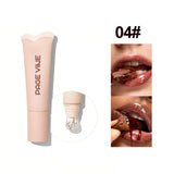 4-Color Brightening Lip Balm - Moisturizing & Exfoliating Long-Lasting Lip Care