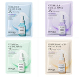 Face Sheet Mask Collection - Vitamin C, Hyaluronic Acid, Centella & Collagen Masks