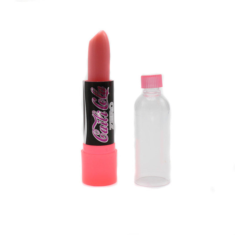 Color Changing Lipstick - Soda Bottle Design Lip Balm with pH Reactive Formula