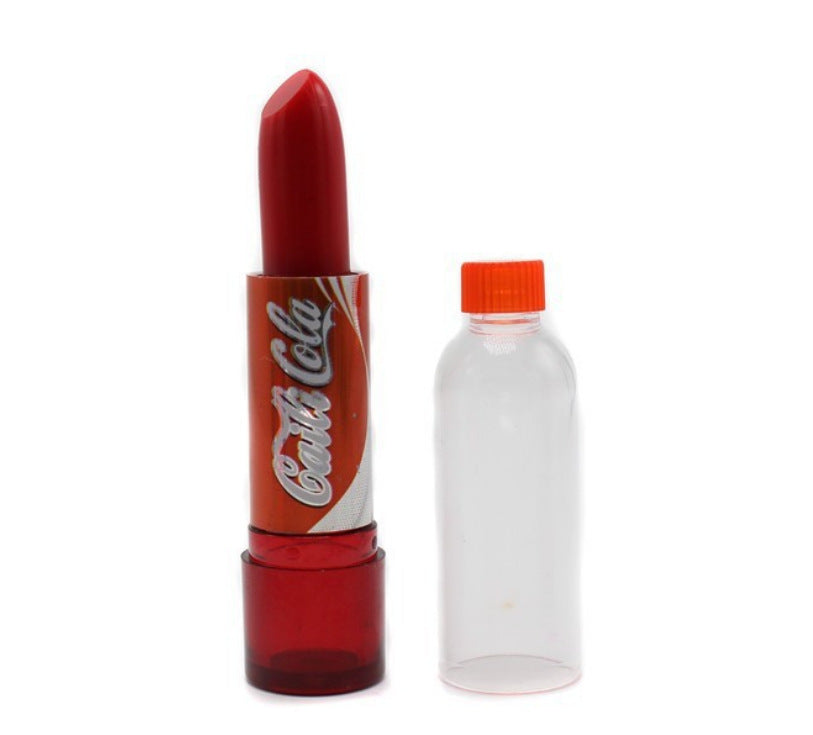 Color Changing Lipstick - Soda Bottle Design Lip Balm with pH Reactive Formula