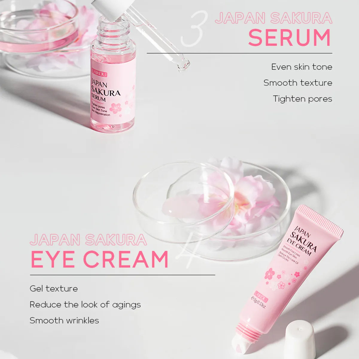 Japan Sakura Skin Care Set - Enhance Your Beauty