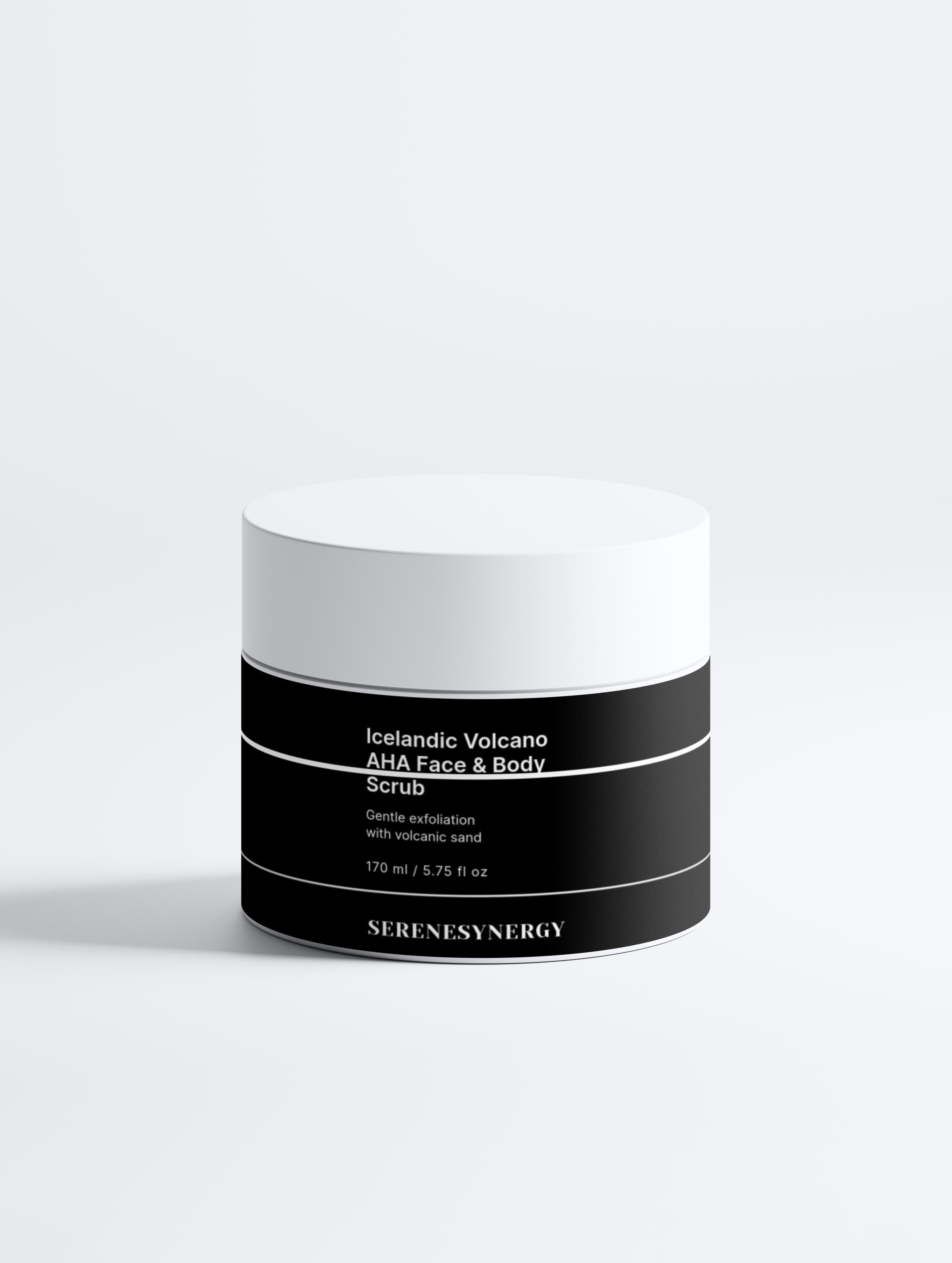 Icelandic Volcano AHA Face & Body Scrub