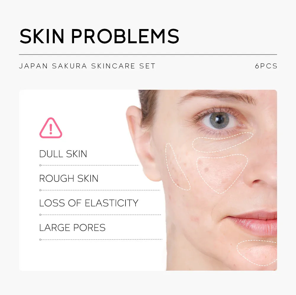 Japan Sakura Skin Care Set - Enhance Your Beauty
