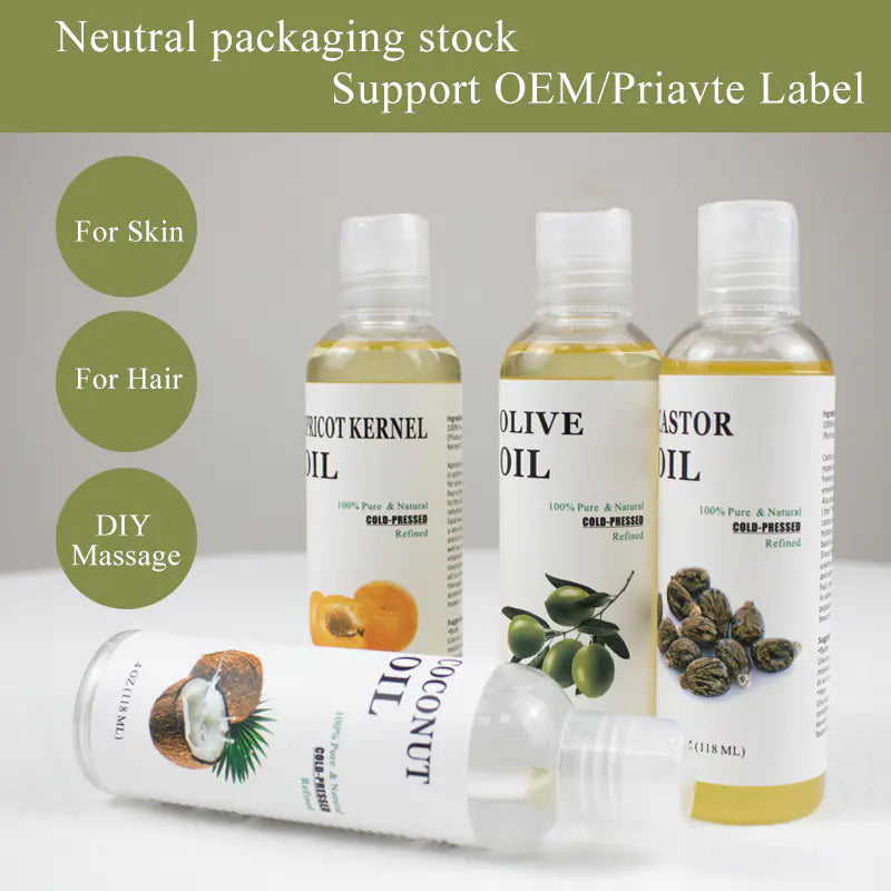 Reines kaltgepresstes Trägeröl für Haut und Haar, 118 ml