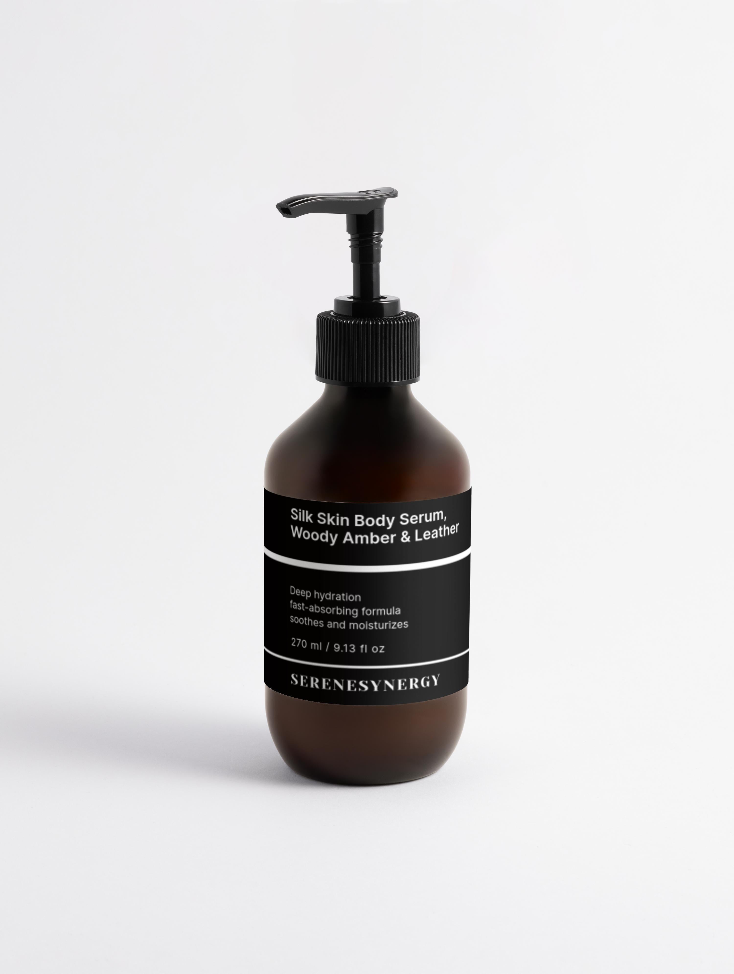 Silk Skin Body Serum, Woody Amber & Leather