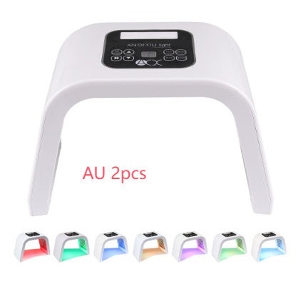 LED Light Therapy Mask - 7 Color Photon Device for Anti-Aging & Acne Treatment