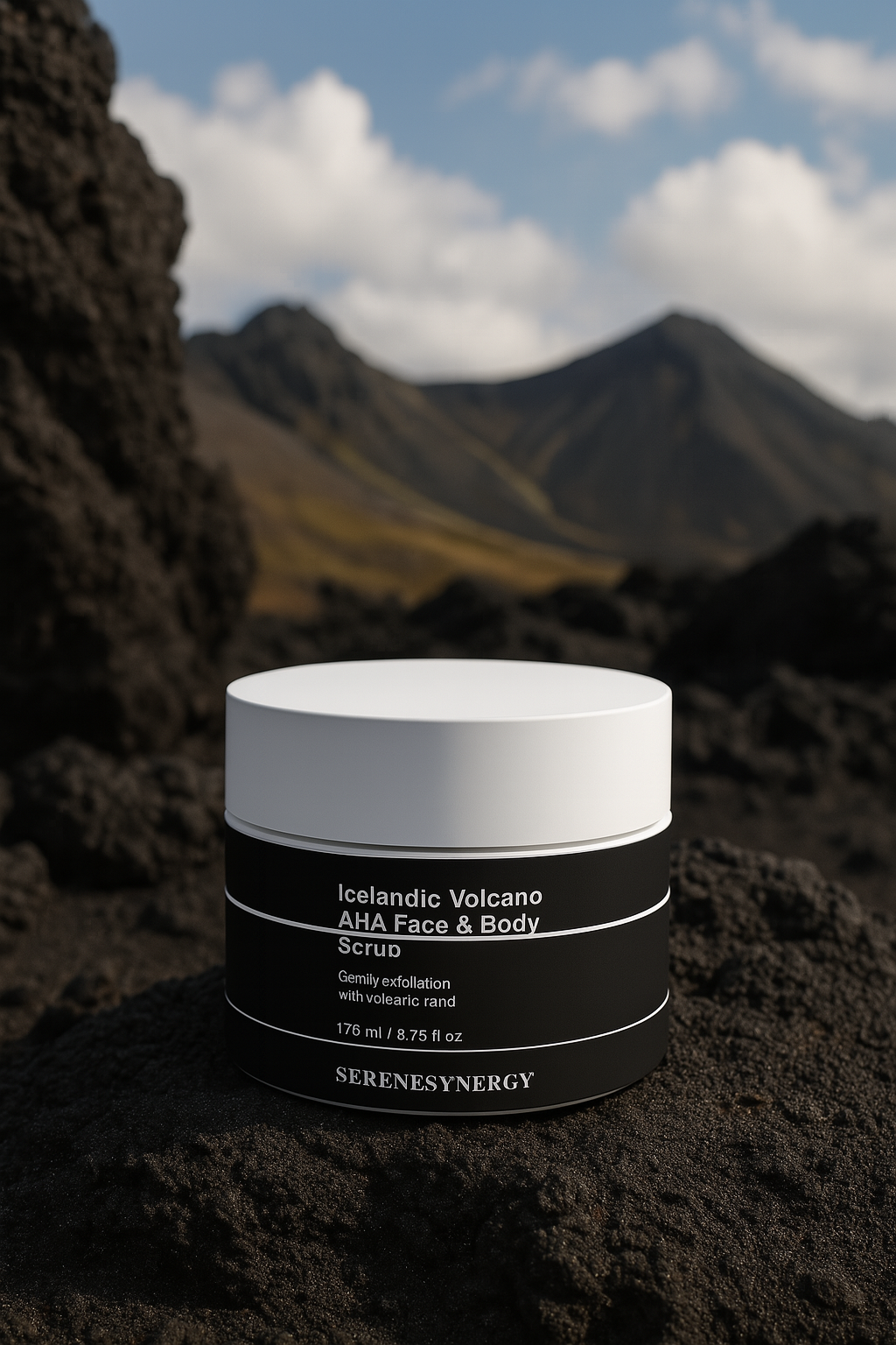 Icelandic Volcano AHA Face & Body Scrub