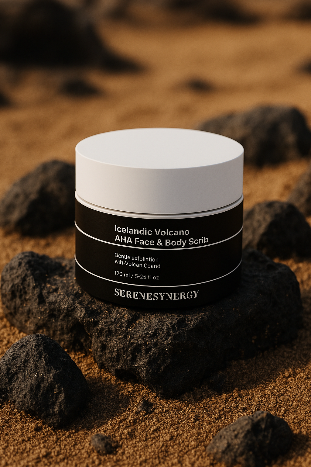Icelandic Volcano AHA Face & Body Scrub
