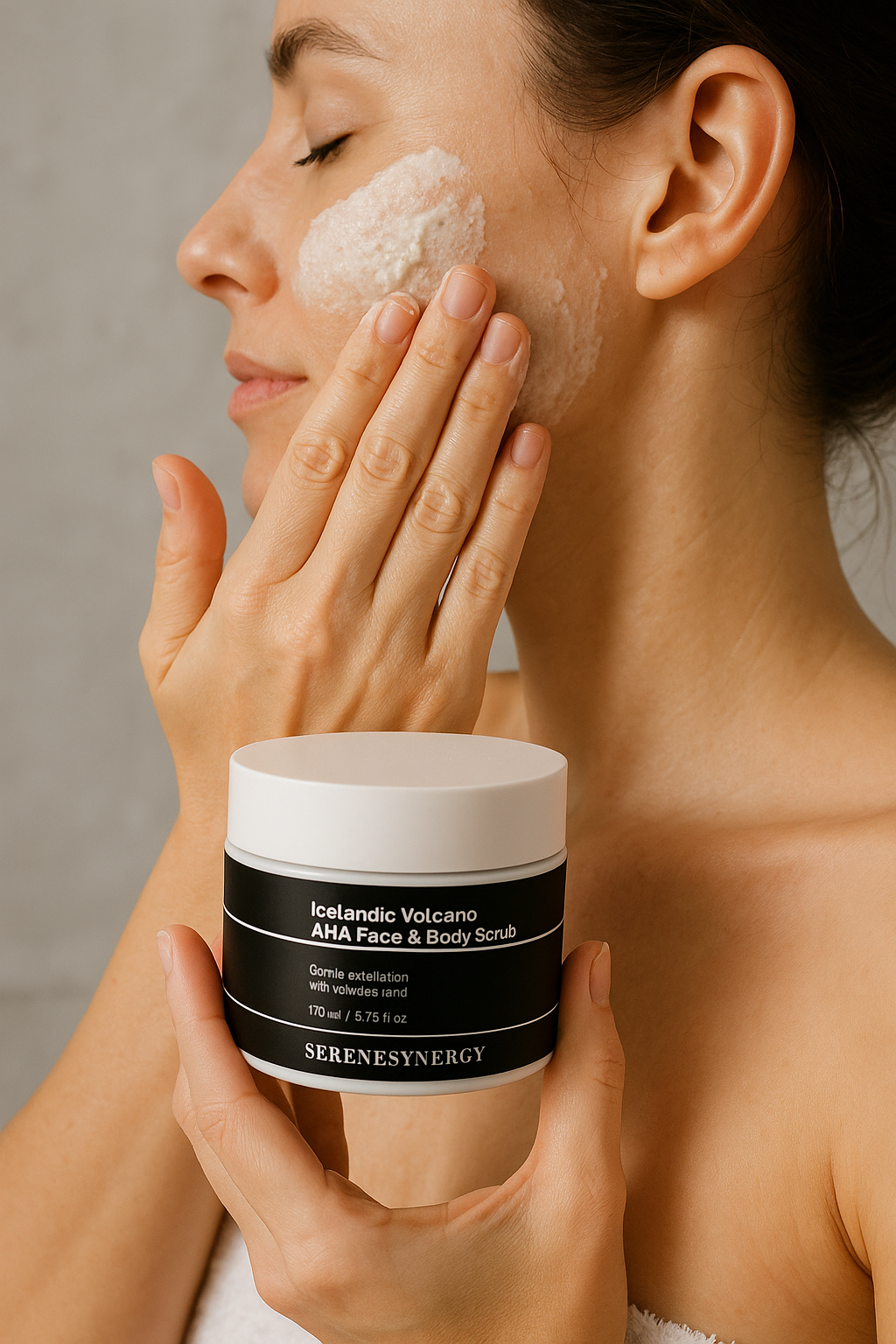 Icelandic Volcano AHA Face & Body Scrub